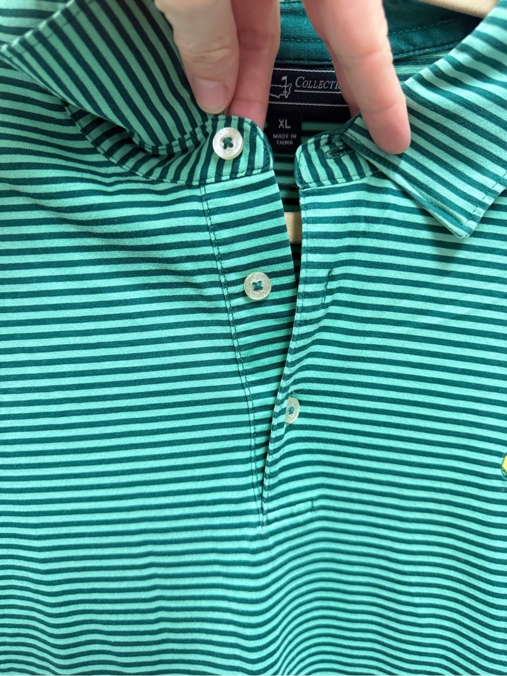 Masters Collection Striped Masters Polo View 4